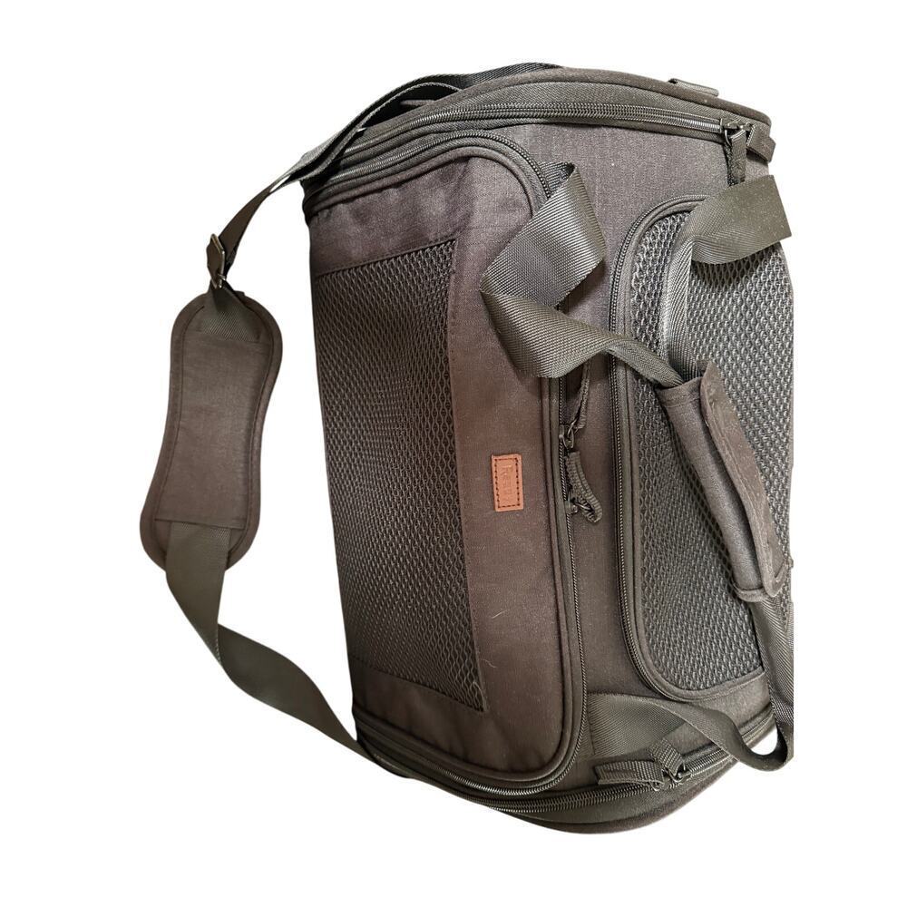 Pet Carrier Small Under 25 lbs - Reddy Black Fold-Out - Picture 7 of 13